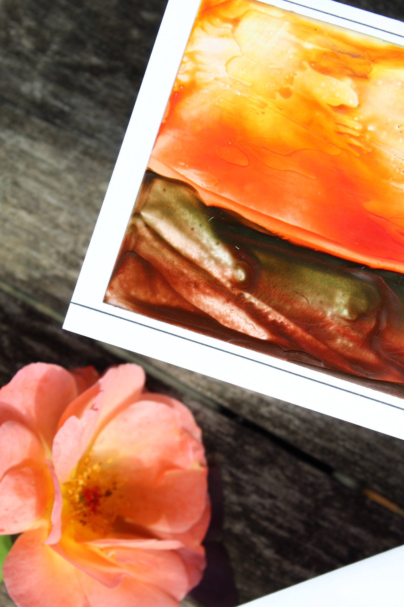 Abstract Autumn Card - "Autumna" Collection #2