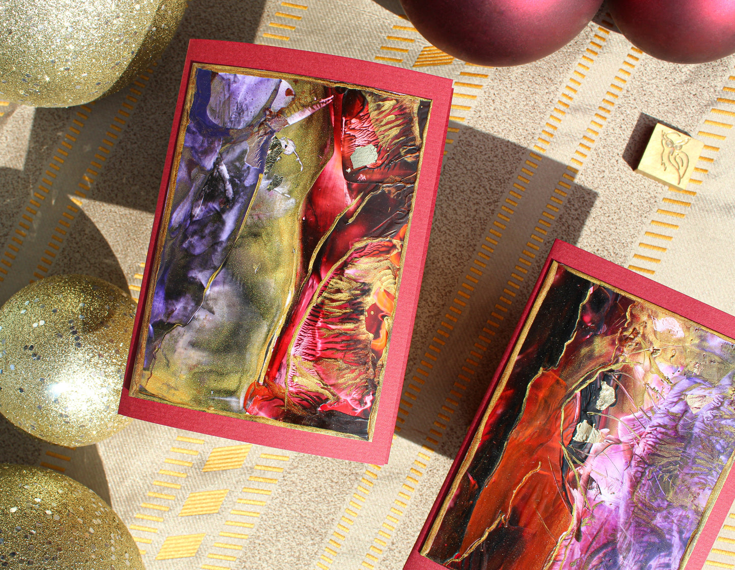 Encaustic Holiday Card - "Natale" Collection #4