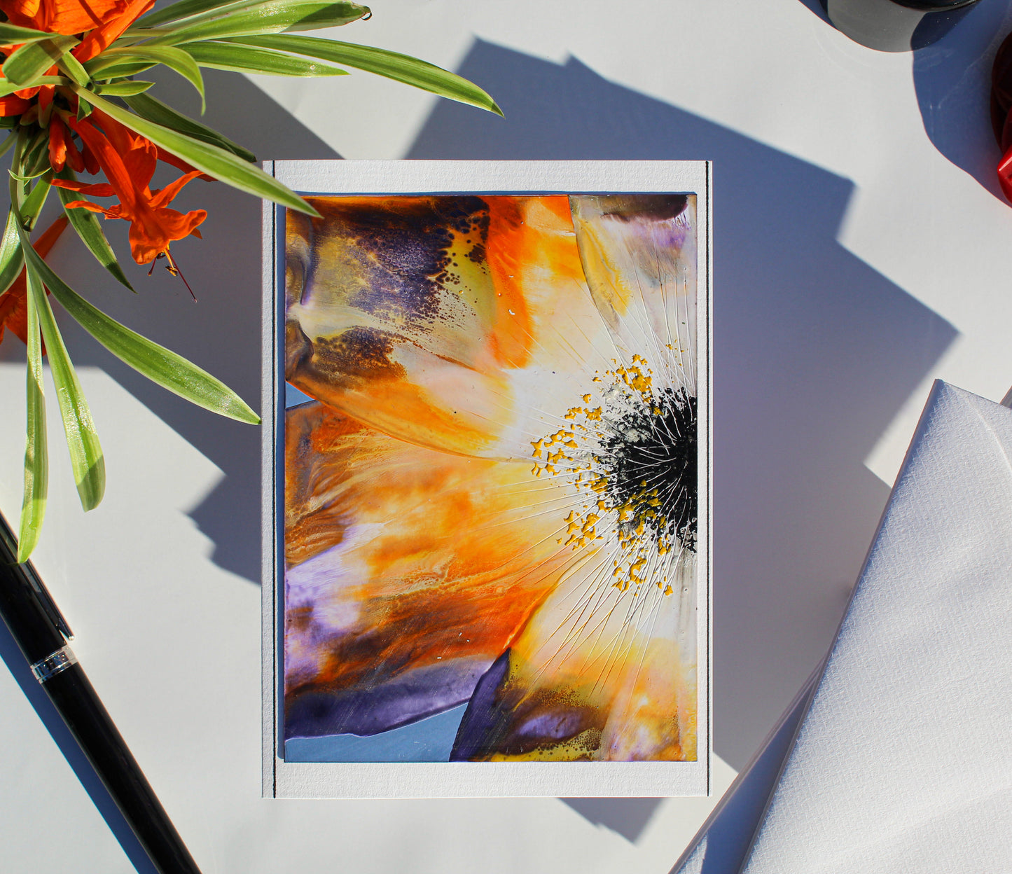 Abstract All Occasion Card - "Gloriosa" Collection #1